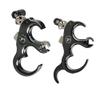 AMEYXGS Archery Release Aids 3 Finger or 4 Finger Automatic Release Aids Aluminum Alloy Adjustable Thumb Trigger Detachable Thumb Grip for Compound Bow (Black) view 3