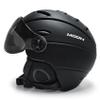 2-in-1 Visor Ski Snowboard Helmet Detachable Snow Mask Anti-Fog Anti-uv Integrated Goggle Shield Low Weight Adults Men Women view 2