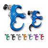 AMEYXGS Archery Release Aids 3 Finger or 4 Finger Automatic Release Aids Aluminum Alloy Adjustable Thumb Trigger Detachable Thumb Grip for Compound Bow (Blue) view 1