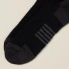 Amazon Essentials Men's 6-Pack Performance Cotton Cushioned Athletic No-Show Socks, Black, Shoe Size: 12-16 view 3