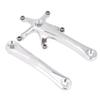 Bike Crankset, Bike Crank Arm Set, Aluminium Alloy Bike Single Speed Crankset, Left and Right Crank Arms Repair Parts for Mountain Bike, Road Bike (1 Pair) view 1