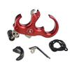 AMEYXGS Archery Release Aids 3 Finger or 4 Finger Automatic Release Aids Aluminum Alloy Adjustable Thumb Trigger Detachable Thumb Grip for Compound Bow (Red) view 2