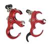 AMEYXGS Archery Release Aids 3 Finger or 4 Finger Automatic Release Aids Aluminum Alloy Adjustable Thumb Trigger Detachable Thumb Grip for Compound Bow (Red) view 3