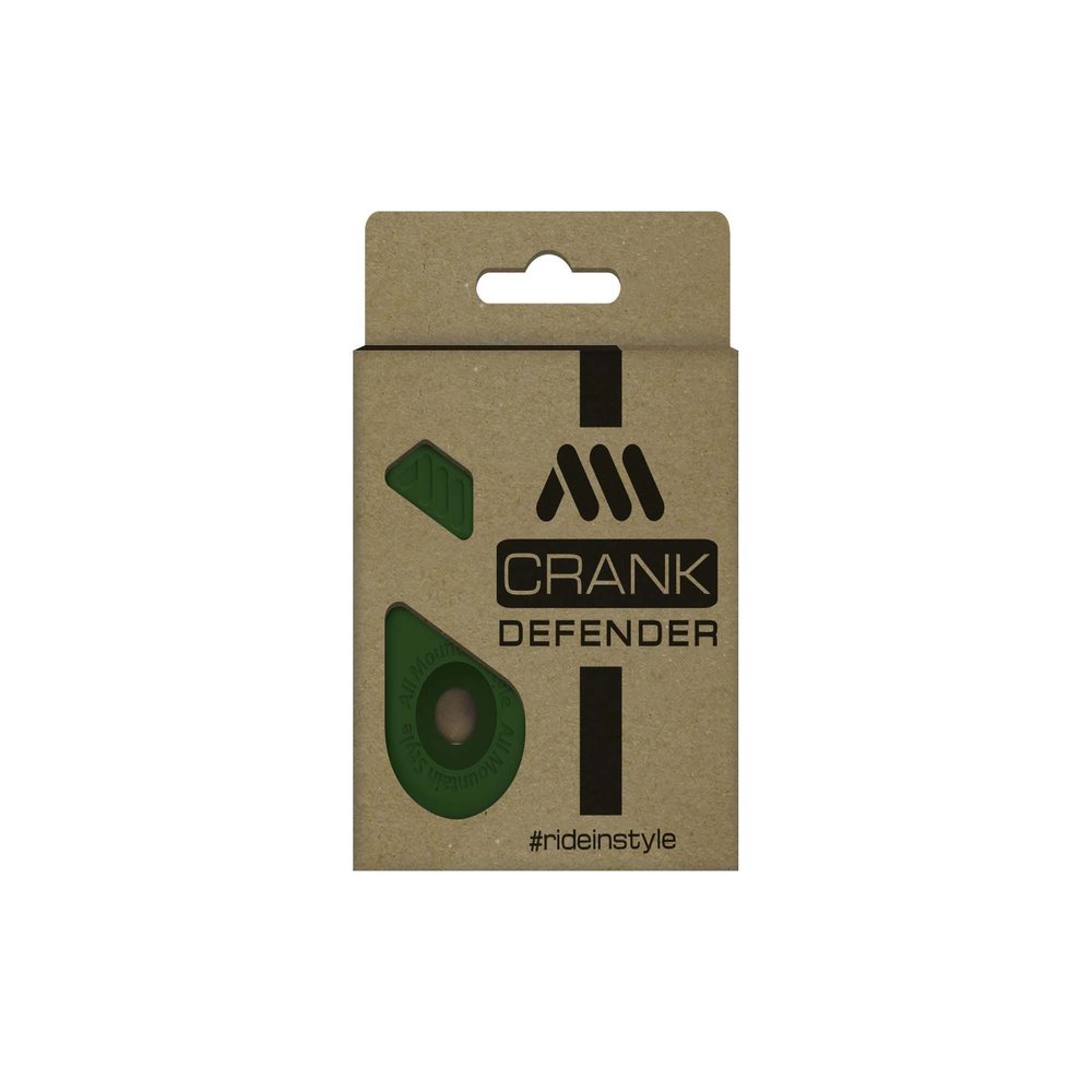 All Mountain Style Crank Defender Crank Boot Protector Supports High Impact and Scratch Protection - Crankset Cover Sleeve Arm Helps Protect and Style Your Bikes Crank Arm (Green Boots)