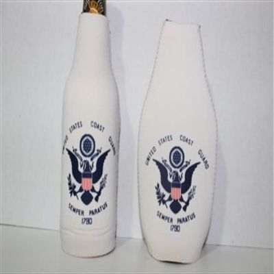 K's Novelties U.S. Coast Guard Crest Seal Logo Bottle Jacket