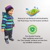 umkaumka Toddler Lightweight Warm Fleece Hoodie Sherpa Lined Coat for Boy 3T view 4