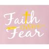 Go All Out XXXXX-Large Pink Adult Faith Over Fear Cross & Arrow T-Shirt view 4