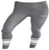 Maasai Activewear Women's Compression Leggings | High Waist Tummy Control Steel Grey view 1