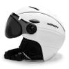 2-in-1 Visor Ski Snowboard Helmet Detachable Snow Mask Anti-Fog Anti-uv Integrated Goggle Shield Low Weight Adults Men Women view 2