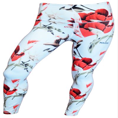 Maasai Activewear Women's Compression Leggings | High Waist Tummy Control