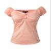 1950s Vintage Retro Dolores Top Rockabilly Pinup (US16, Pink) view 1