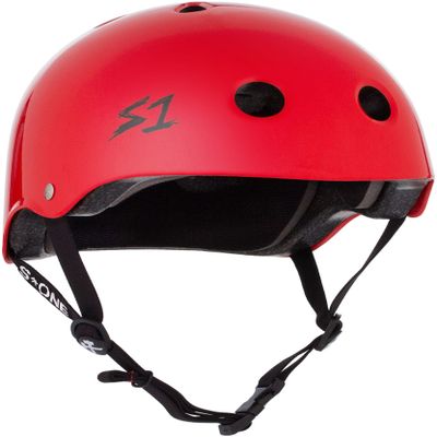 S1 Lifer Helmet for Skateboarding, BMX, and Roller Skating - EPS Fusion Foam, CPSC & ASTM Certified - Bright Red Gloss XXX-Large (23.5")