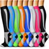 QUXIANG Copper Compression Socks for Women & Men Circulation (8 Pairs) - Best for Running Athletic Cycling - 15-20 mmHg (S/M,Multi 10) view 1