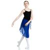Danzcue Adult Wrap Ballet Dance Skirt, Royal, M-L-Adult view 2