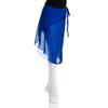Danzcue Adult Wrap Ballet Dance Skirt, Royal, M-L-Adult view 3