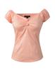 1950s Vintage Retro Dolores Top Rockabilly Pinup (US14, Pink) view 1