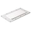 Amarine Made Stainless Steel Stamped Louvered Vent - Rectangular Marine Vent for Yachts and Boats - 07720S - 5" X 9" (2) view 2
