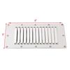 Amarine Made Stainless Steel Stamped Louvered Vent - Rectangular Marine Vent for Yachts and Boats - 07720S - 5" X 9" (2) view 3