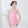 117241054 Kids Camisole Lace Ballet Leotards Girls Cute Dance Leotard (S120, Pink) view 4