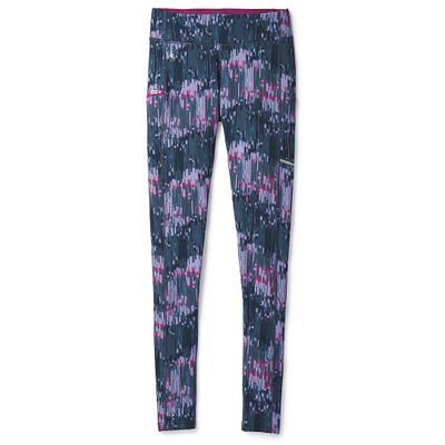 Smartwool Women's PhD Printed Tight Dark Blue Steel XS