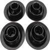A. Blchl Durable Enamel Camping Dinner Set (Black, 4 Sets) view 1