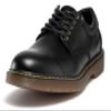 Shoemate Wax Round Shoelaces for Boots and Dress Oxford Shoes, Shoe Strings, 01 Black, 63"(160cm) 4-Hei WAR-160-4 view 2