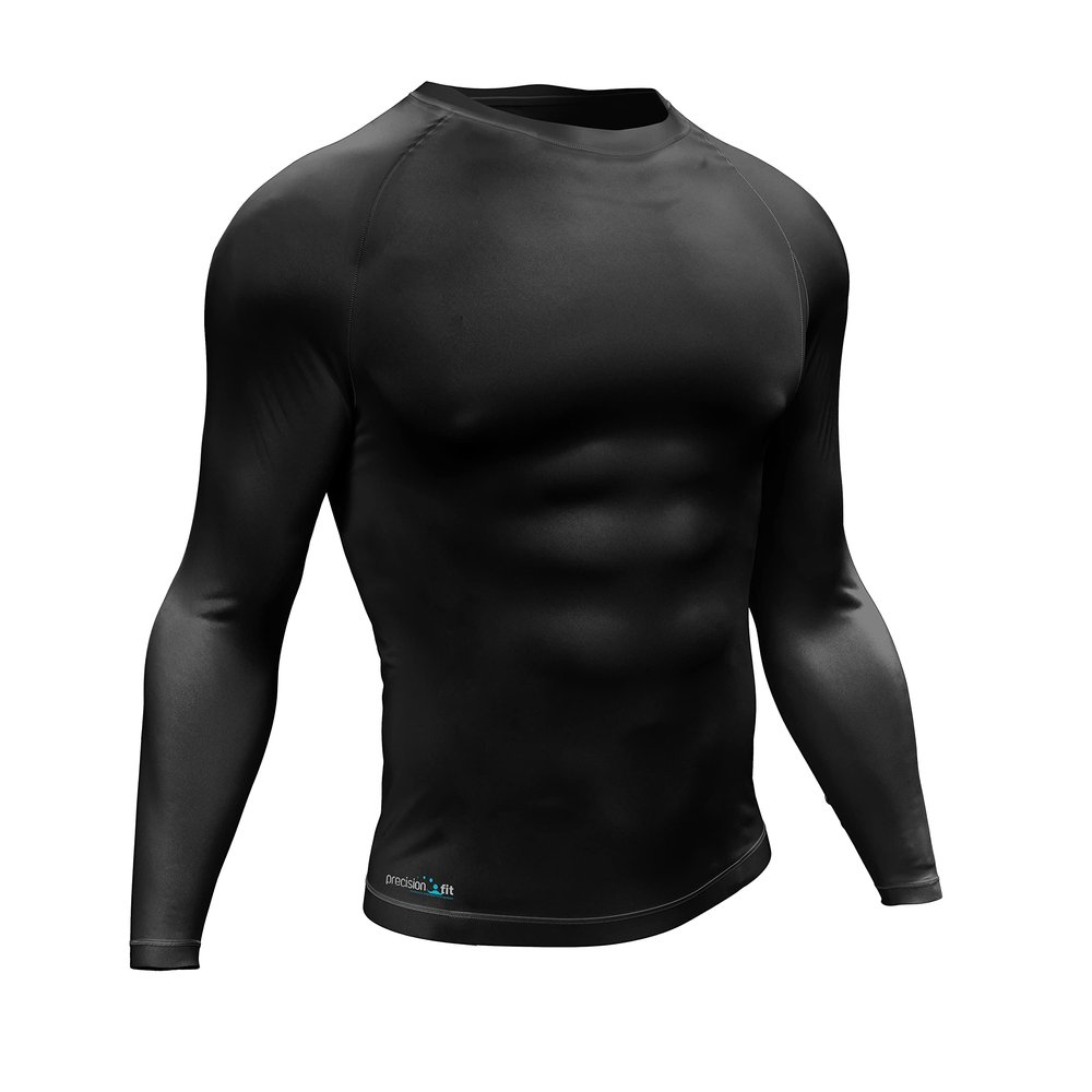 Precision Essential Base Layer Long Sleeve Shirt - Black