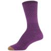 GOLDTOE Women's Ultra Soft Texture Crew Socks, 3 Pairs, Raspberry/Cinder/Black, Shoe Size: 6-9 view 3