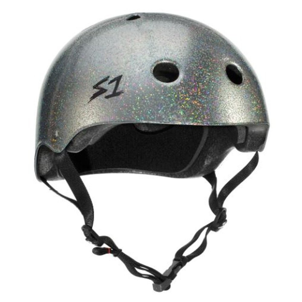 S1 Mega Lifer Helmet - Silver Gloss Glitter (XXX-Large 25.5")