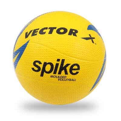 Vector X VB-Spike-Moulded-4 Rubber Volleyball, Size 4 (Multicolour)