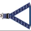Aminco NFL Indianapolis Colts Color Sparkle Lanyard