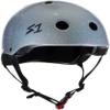 S1 Mini Lifer Helmet for Skateboarding, BMX, and Roller Skating - EPS Fusion Foam, CPSC & ASTM Certified - Silver Gloss Glitter Large (20") view 1