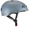S1 Mini Lifer Helmet for Skateboarding, BMX, and Roller Skating - EPS Fusion Foam, CPSC & ASTM Certified - Silver Gloss Glitter Large (20") view 3