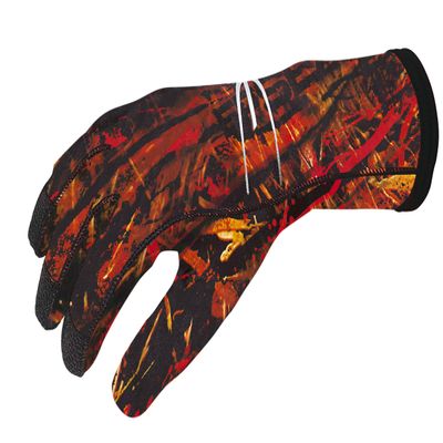Epsealon Fusion PowerTex Gloves, 3mm Spearfishing Diving Gloves for Men or Women (Red Fusion, XL / T5)