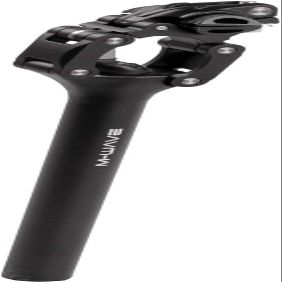 M-Wave Mwavz Unisex Adult Fourspring Vario Parallelogram Seat Post - Black,  27.2 mm