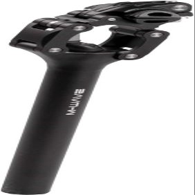 M-Wave Mwavz Unisex Adult Fourspring Vario Parallelogram Seat Post - Black,  27.2 mm