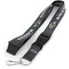 aminco NFL Baltimore Ravens Team Lanyard, Charcoal, 6 view 1