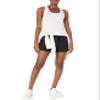 Amazon Essentials Women's Fleece Shorts with Pockets, Black, Small view 4