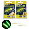 THKFISH Fishing Glow Sticks Rod Tip Glow Sticks Fishing Rod Floats Glow Sticks Fishing Rod Night Fishing Light Fishing Green Fluorescent Light 20pcs(10bags) #M view 1