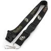 aminco NFL New Orleans Saints Throwback Lanyard, Black, 6