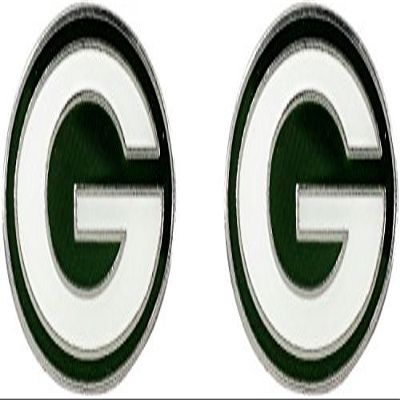 Aminco NFL Green Bay Packers Logo Post Earrings