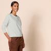Amazon Essentials Women's Fleece Crewneck Pullover Sweatshirt (Available in Plus Size), Light Grey Heather, XX-Large view 3