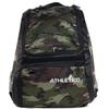 Athletico Baseball Bat Bag - Backpack for Baseball, T-Ball & Softball Equipment & Gear for Youth and Adults | Holds Bat, Helmet, Glove, & Shoes |Shoe Compartment & Fence Hook (Green Camo) view 2