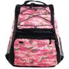 Athletico Baseball Bat Bag - Backpack for Baseball, T-Ball & Softball Equipment & Gear for Youth and Adults | Holds Bat, Helmet, Glove, & Shoes |Shoe Compartment & Fence Hook (Pink Camo) view 1