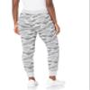 Amazon Essentials Women's Fleece Jogger Sweatpant (Available in Plus Size), Light Grey Camo, X-Large view 2
