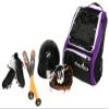 Athletico Baseball Bat Bag - Backpack for Baseball, T-Ball & Softball Equipment & Gear for Youth and Adults | Holds Bat, Helmet, Glove, & Shoes |Shoe Compartment & Fence Hook (Purple) view 3