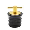 MARINE CITY Brass Drain Plug with Neoprene Seal  Rust-Proof, Corrosion-Resistant, Waterproof, 1-1/4 Size, Ideal for Boats, Yachts, Kayaks, Marines (Pack of 1) view 1