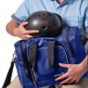 Athletico Bowling Bag for Single Ball - Single Ball Tote Bag With Padded Ball Holder - Fits a Single Pair of Bowling Shoes Up to Mens Size 14 (Blue) view 4