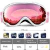 HUBO SPORTS OTG Snowboard Goggles for Men Women Adult,Ski Snowboard Goggles of Dual Lens with Anti Fog for UV Protection for Girls(WBRose) view 2