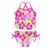 FEESHOW Big Girls Youth Tie-Dye Two Piece Tankini Swimsuit Halter Bathing Suit Tank Top with Triangle Brefs Rose Floral 14 view 4